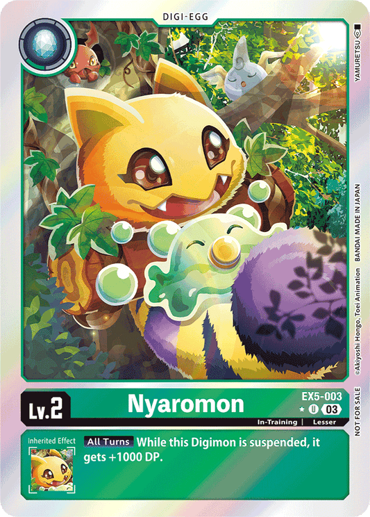 Nyaromon (Animal Colosseum Box Promotion Pack) - Animal Colosseum - Uncommon - EX5-003 U
