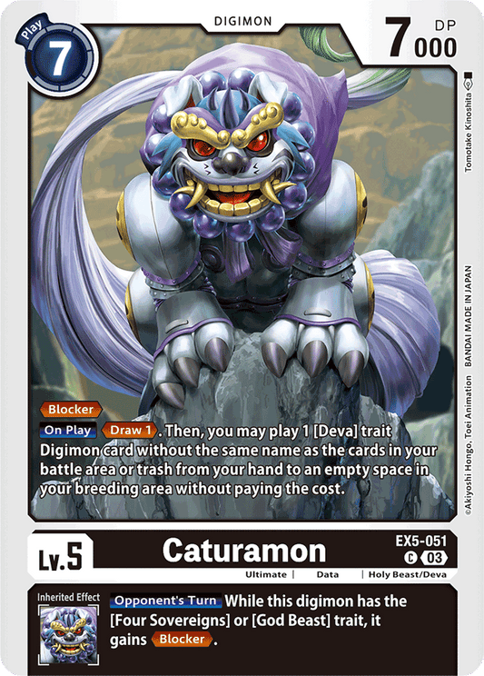 Caturamon - Animal Colosseum - Common - EX5-051 C