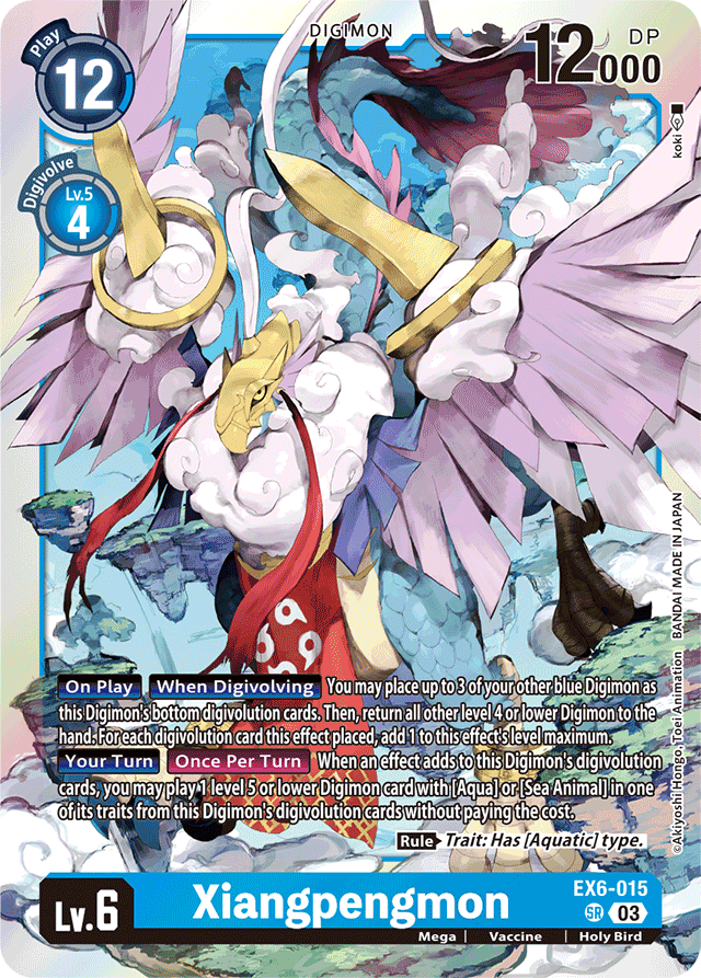 Xiangpengmon - Infernal Ascension - Super Rare - EX6-015 SR