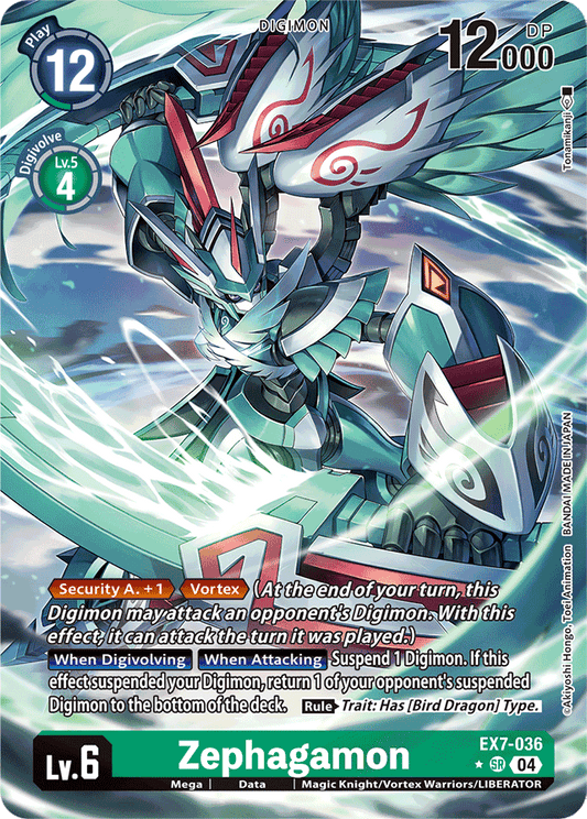 Zephagamon (Alternate Art) - Digimon LIBERATOR - Super Rare - EX7-036 SR