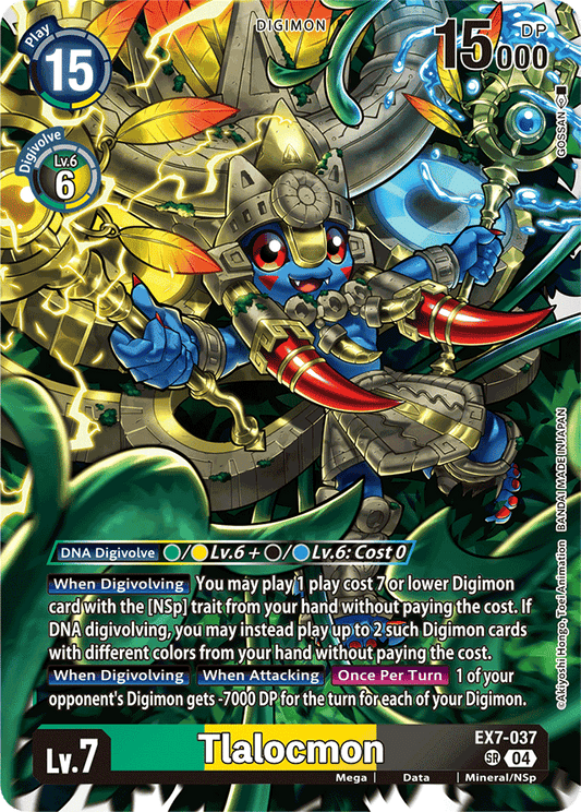 Tlalocmon - Digimon LIBERATOR - Super Rare - EX7-037 SR