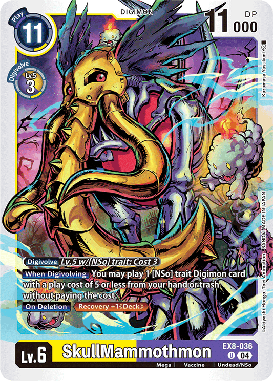 SkullMammothmon - Chain of Liberation - Uncommon - EX8-036 U