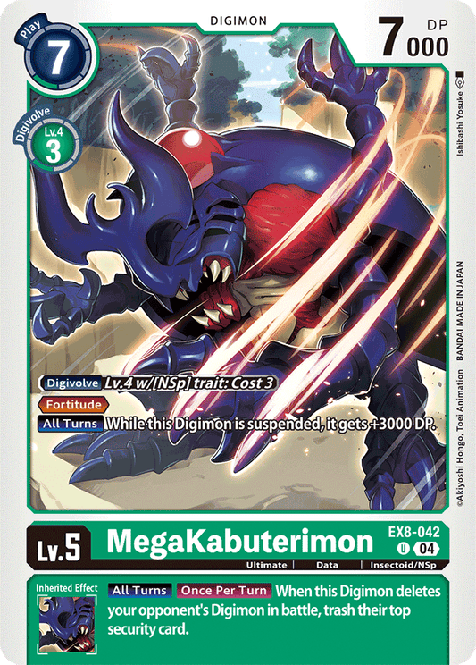 MegaKabuterimon - Chain of Liberation - Uncommon - EX8-042 U