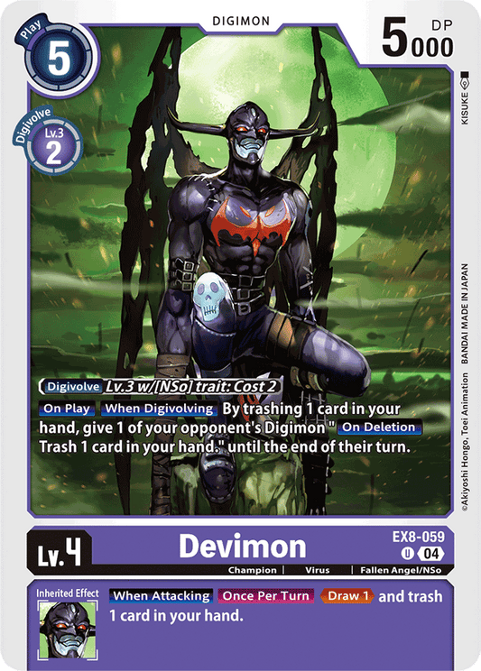 Devimon - Chain of Liberation - Uncommon - EX8-059 U
