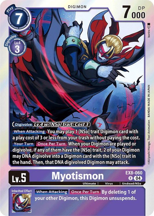 Myotismon - Chain of Liberation - Rare - EX8-060 R