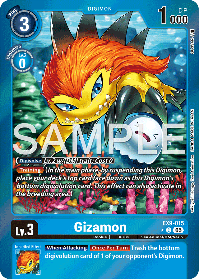 Gizamon (Limited Foil) - Versus Monsters - Common - EX9-015 C