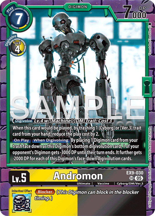 Andromon - Versus Monsters - Super Rare - EX9-030 SR