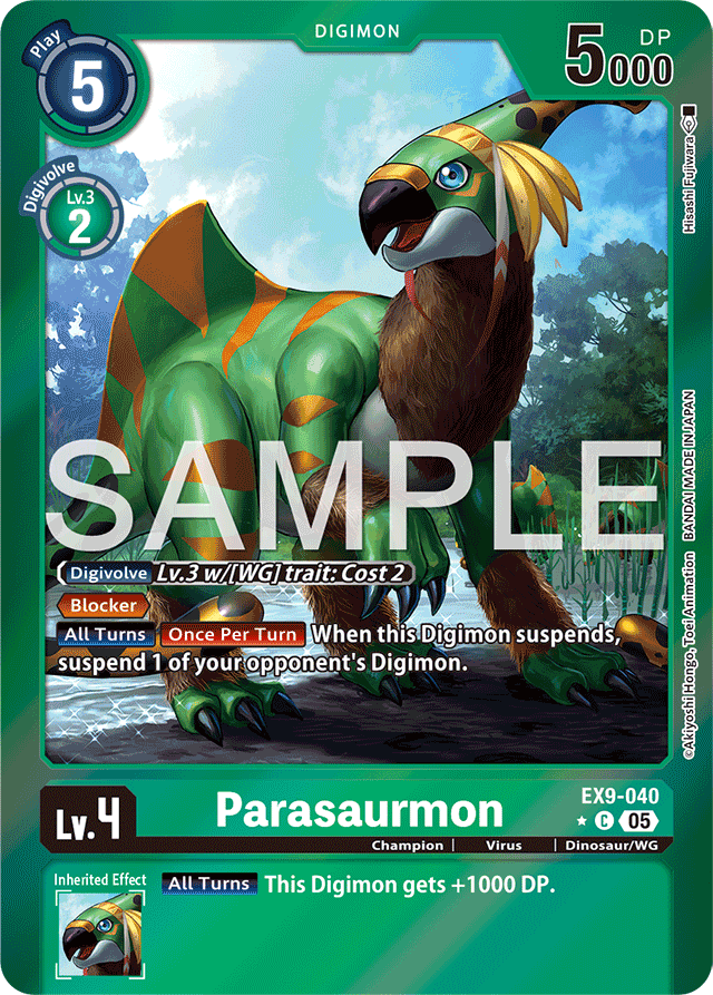 Parasaurmon (Limited Foil) - Versus Monsters - Common - EX9-040 C