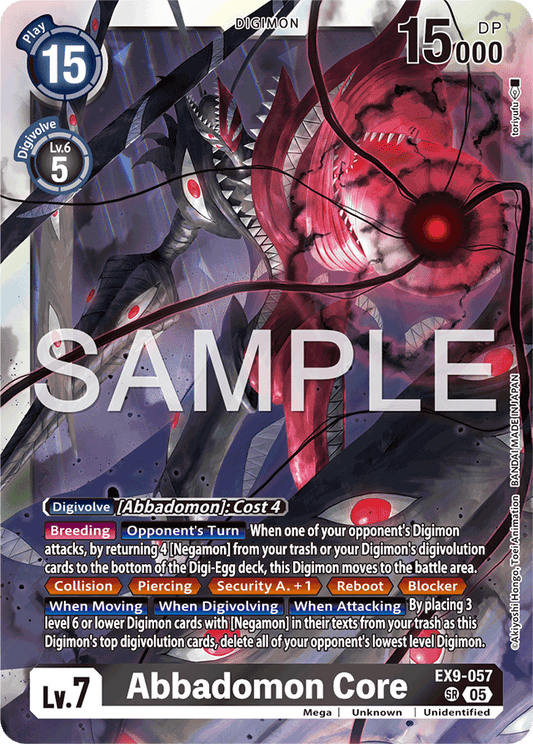 Abbadomon Core - Versus Monsters - Super Rare - EX9-057 SR