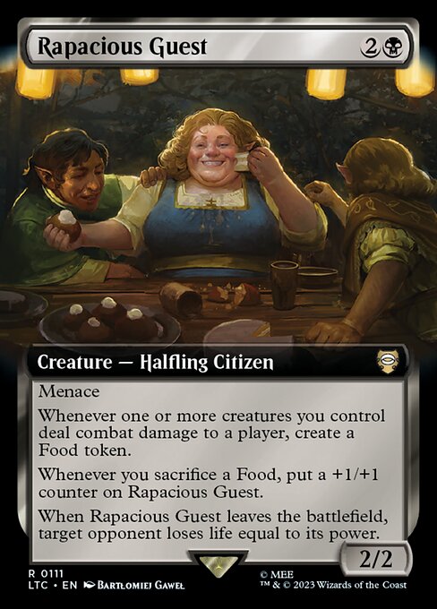 Rapacious Guest (Extended Art) - Commander: The Lord of the Rings: Tales of Middle-earth - R - 111