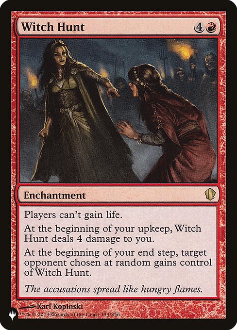 Witch Hunt - The List Reprints - R - 133/356