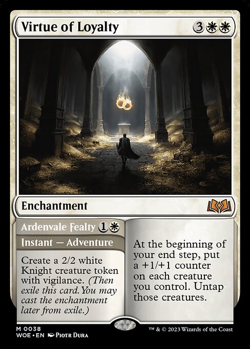 Virtue of Loyalty - Wilds of Eldraine - M - 38