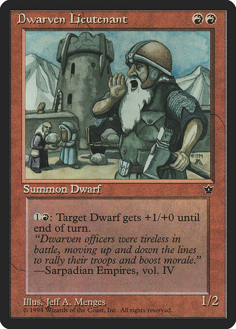 Dwarven Lieutenant - Fallen Empires - U