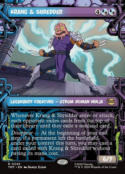 Krang & Shredder (Showcase) - Teenage Mutant Ninja Turtles - R - 245