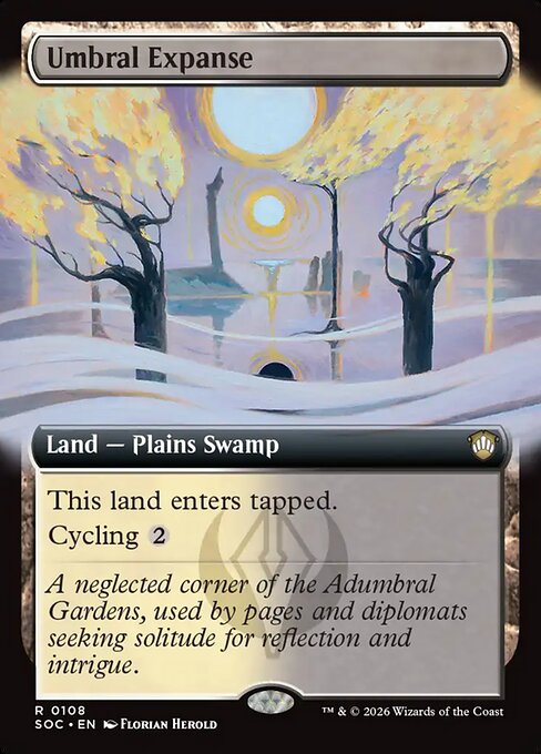 Umbral Expanse (Extended Art) - Commander: Secrets of Strixhaven - R - 108