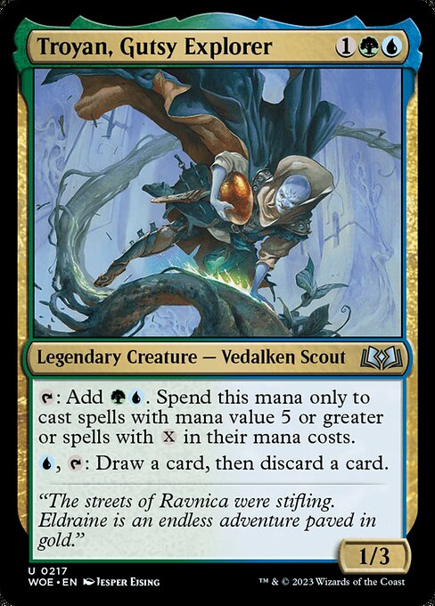 Troyan, Gutsy Explorer - Wilds of Eldraine - U - 217