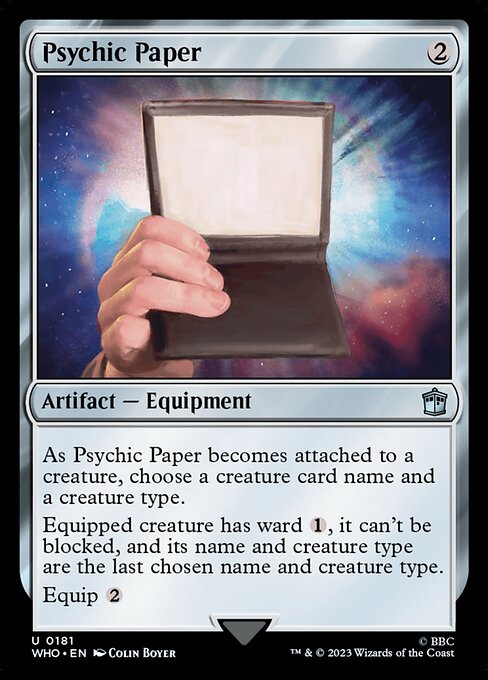 Psychic Paper - Universes Beyond: Doctor Who - U - 181