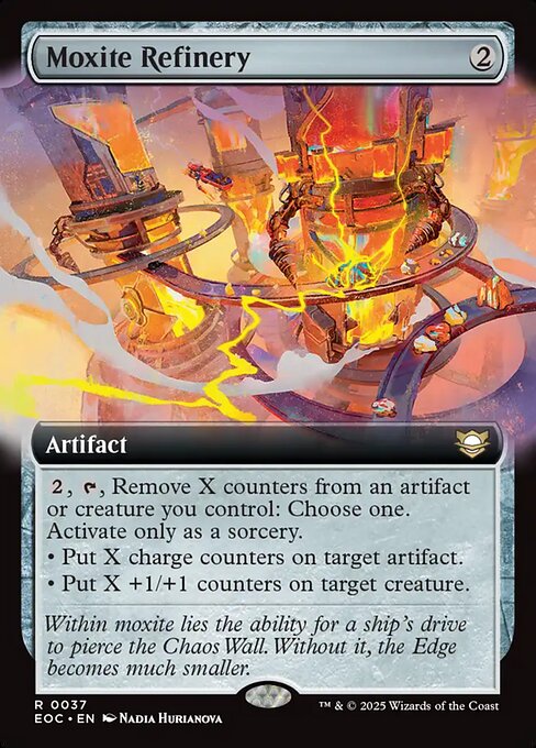 Moxite Refinery (Extended Art) - Commander: Edge of Eternities - R - 37
