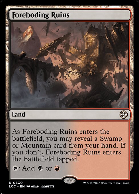 Foreboding Ruins - Commander: The Lost Caverns of Ixalan - R - 330