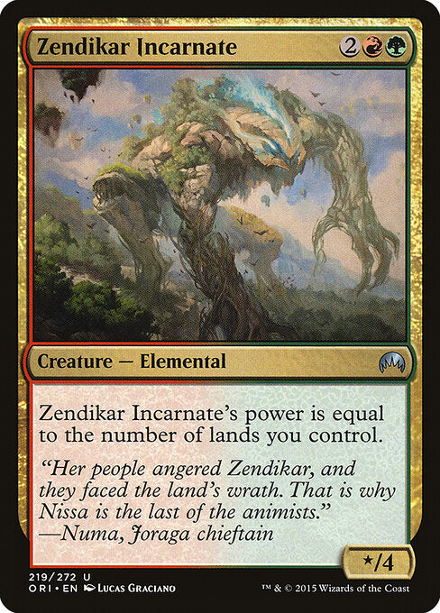 Zendikar Incarnate - Magic Origins - U - 219