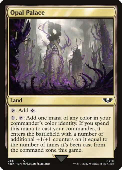 Opal Palace (Surge Foil) - Universes Beyond: Warhammer 40,000 - C - 286