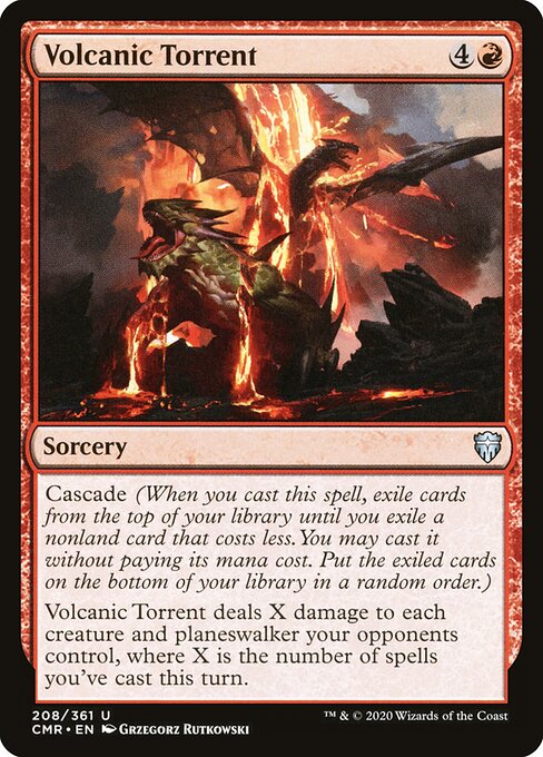 Volcanic Torrent - Commander Legends - U - 208