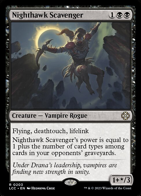 Nighthawk Scavenger - Commander: The Lost Caverns of Ixalan - R - 203