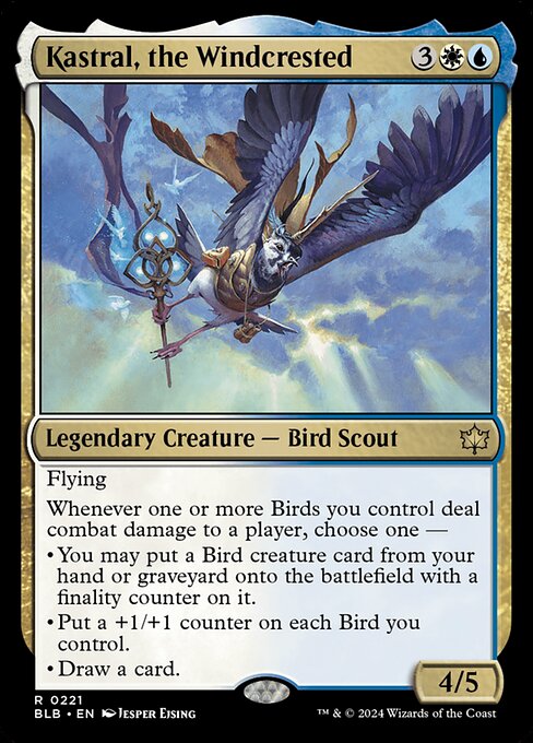 Kastral, the Windcrested - Promo Pack: Bloomburrow - R - 221