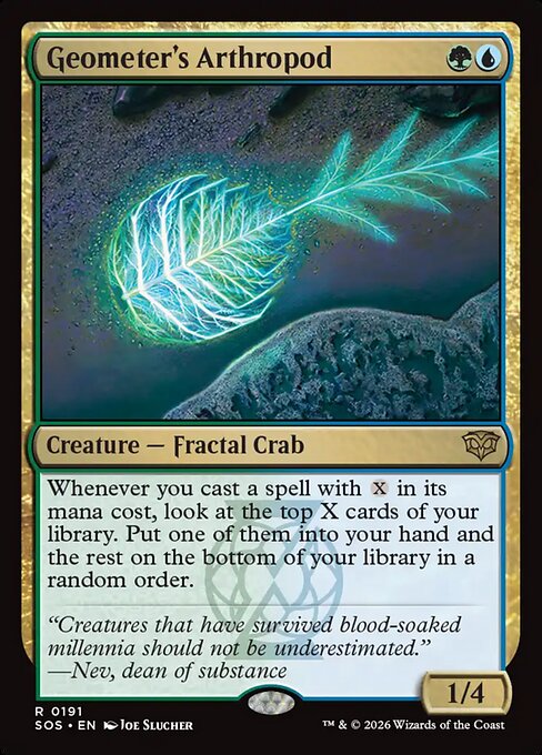 Geometer's Arthropod - Secrets of Strixhaven - R - 191