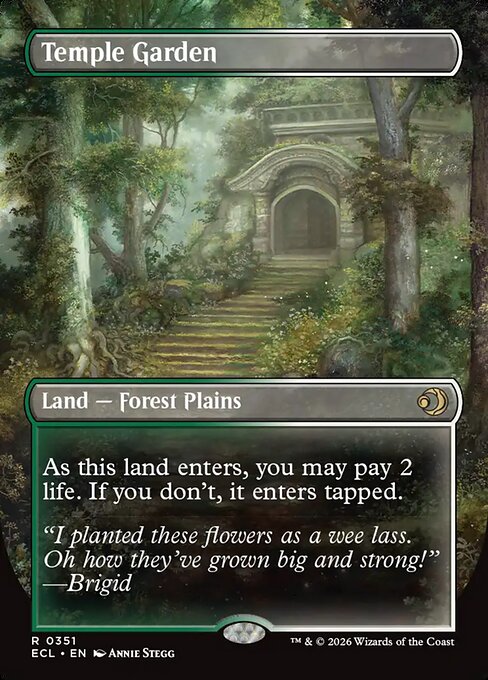 Temple Garden (Borderless) - Lorwyn Eclipsed - R - 351