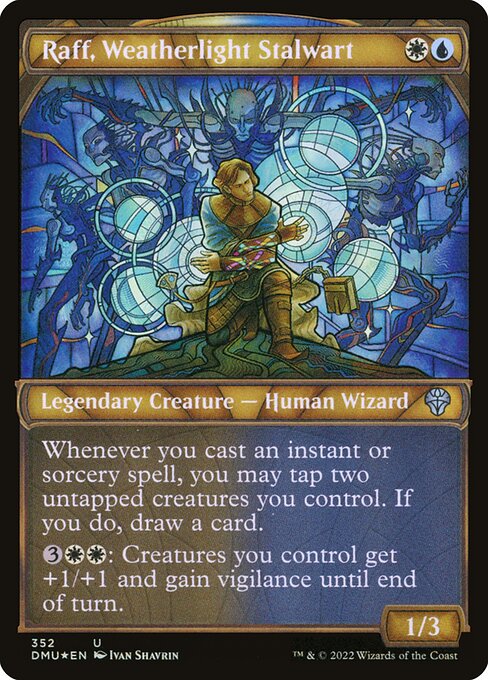 Raff, Weatherlight Stalwart (Textured Foil) - Dominaria United - U - 352