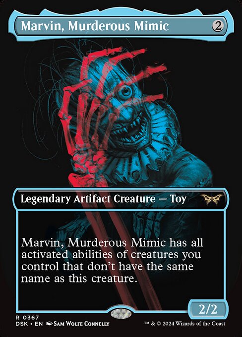 Marvin, Murderous Mimic (Showcase) - Duskmourn: House of Horror - R - 367