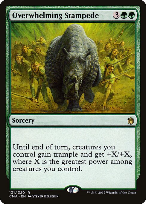 Overwhelming Stampede (Extended Art) - Commander: Marvel Super Heroes - R - 385