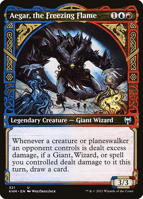 Aegar, the Freezing Flame (Showcase) - Kaldheim - U - 321