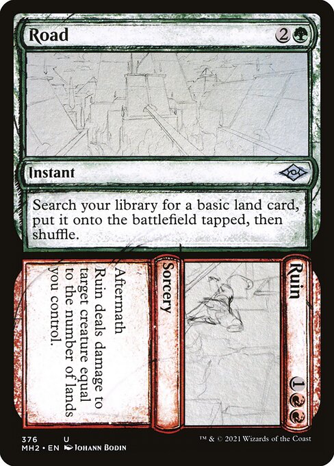 Road // Ruin (Showcase) - Modern Horizons 2 - U - 376