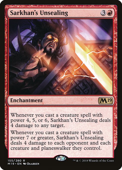 Sarkhan's Unsealing - Core Set 2019 - R - 155