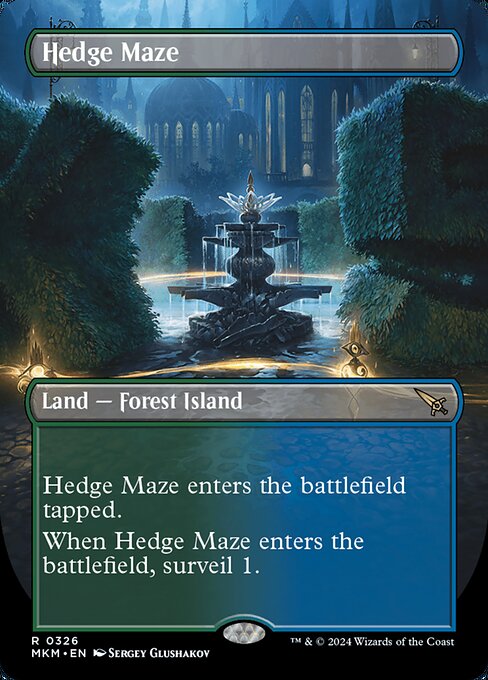 Hedge Maze (Borderless) - Murders at Karlov Manor - R - 326