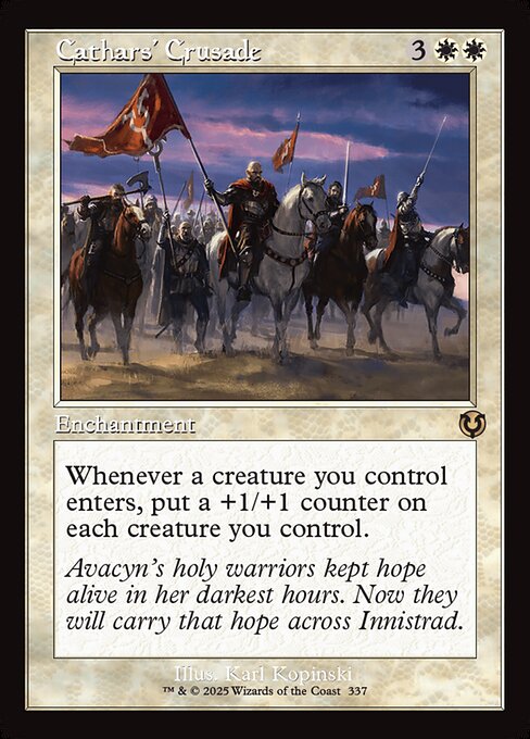 Cathars' Crusade (Retro Frame) - Innistrad Remastered - R - 337