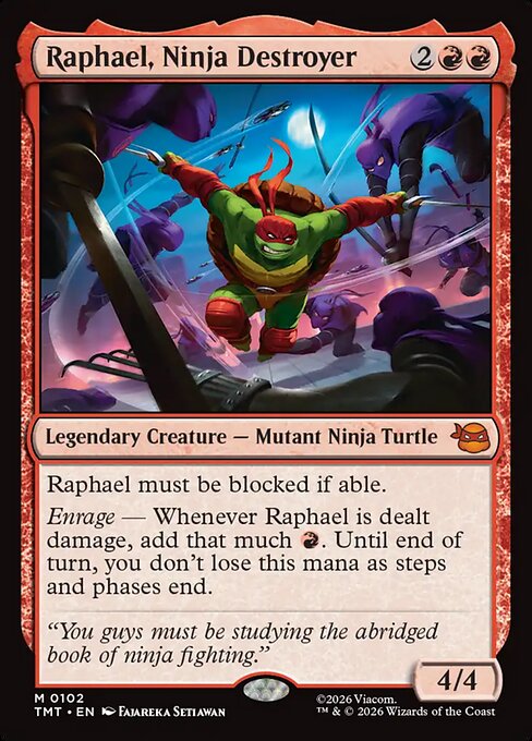 Raphael, Ninja Destroyer - Teenage Mutant Ninja Turtles - M - 102