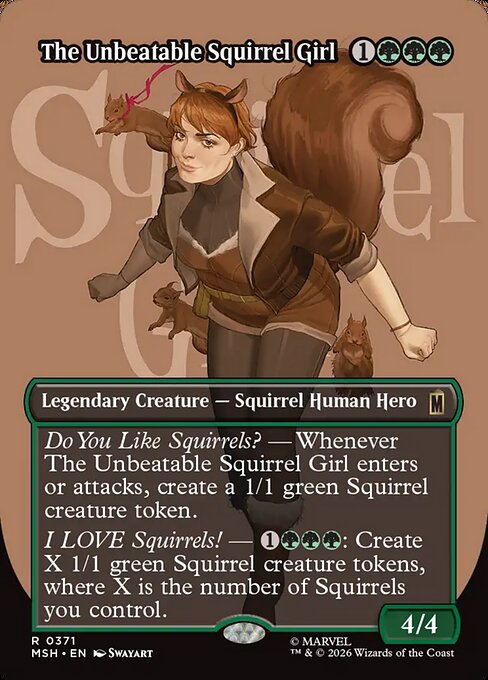 The Unbeatable Squirrel Girl (Borderless) - Marvel Super Heroes - R - 371