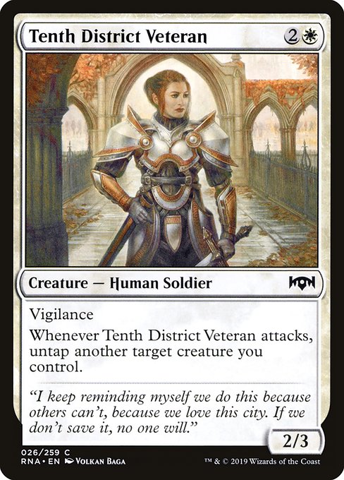 Tenth District Veteran - Ravnica Allegiance - C - 26