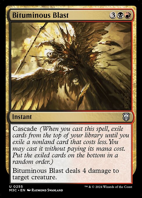 Bituminous Blast (Ripple Foil) - Commander: Modern Horizons 3 - U - 255