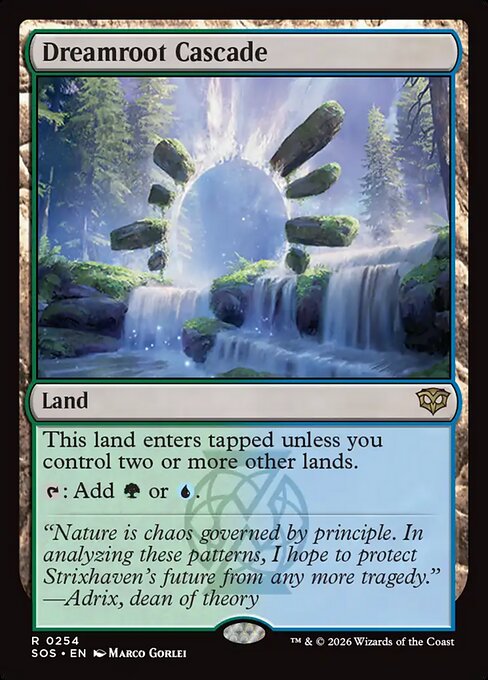 Dreamroot Cascade - Secrets of Strixhaven - R - 254
