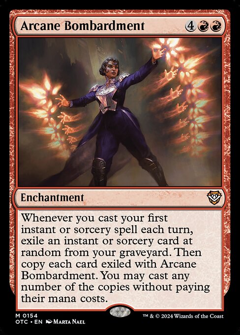 Arcane Bombardment - Commander: Outlaws of Thunder Junction - M - 154