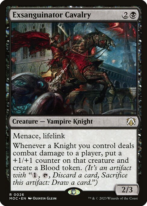 Exsanguinator Cavalry - Commander: March of the Machine - R - 26