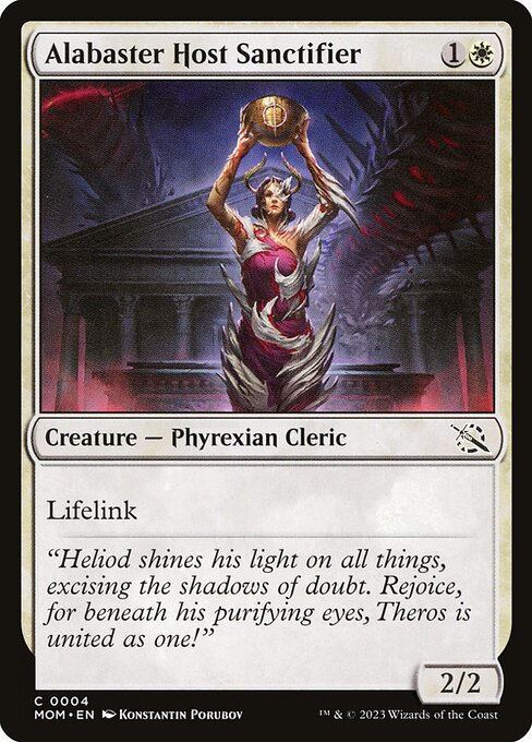 Alabaster Host Sanctifier - March of the Machine - C - 4