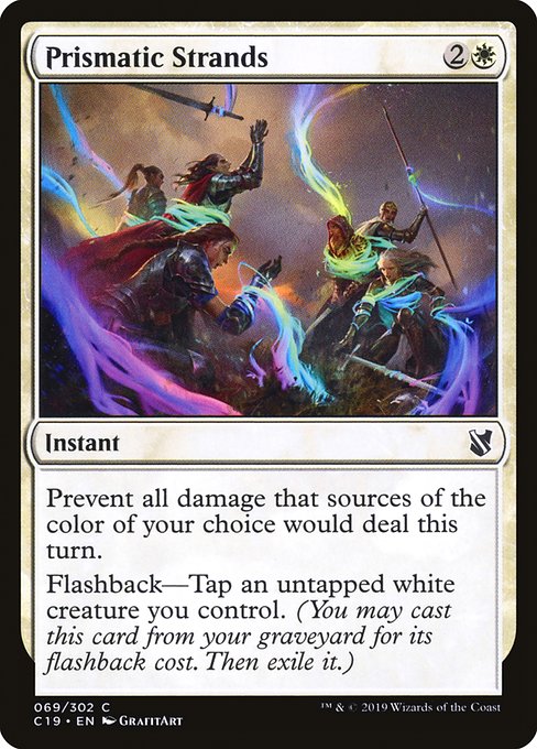 Prismatic Strands - Commander 2019 - C - 69