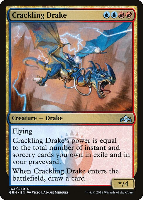 Crackling Drake - Guilds of Ravnica - U - 163
