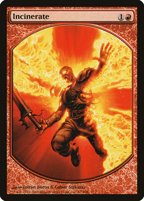 Incinerate - Magic Player Rewards - P - 3