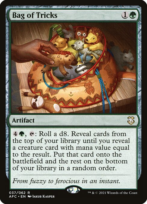 Bag of Tricks - Commander: Adventures in the Forgotten Realms - R - 37